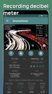 SmarterNoise - Noise recorder android App screenshot 7